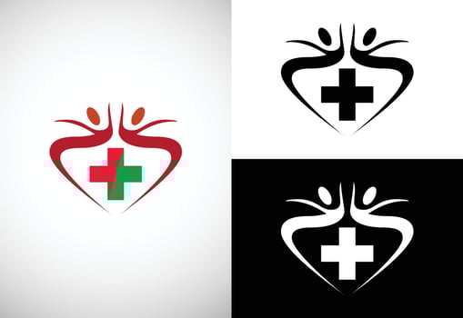 Health Medical Logo template vector illustration design. Medical Icon