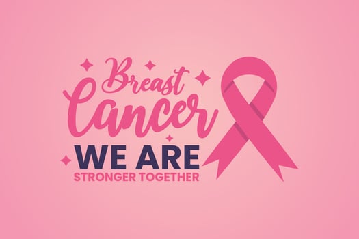 International day against breast cancer awareness month background vector