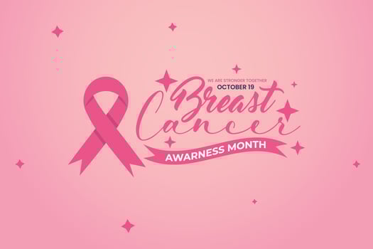 International day against breast cancer awareness month background vector