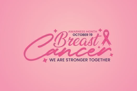 International day against breast cancer awareness month background vector