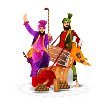 Creative design concept of happy vaisakhi png