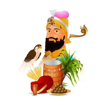 Creative design concept of happy vaisakhi png