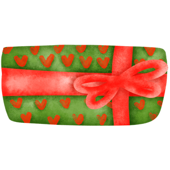 watercolor Christmas gifts png