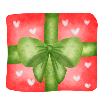 watercolor Christmas gifts png