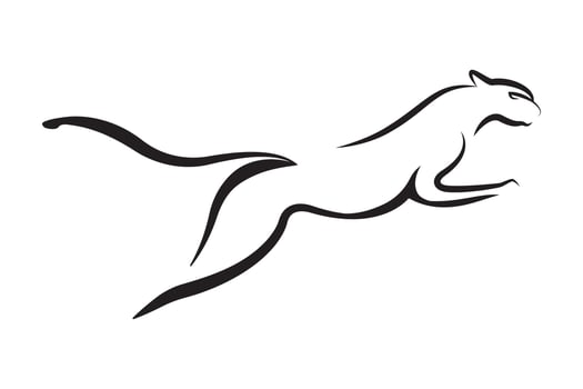 Puma Logo design vector illustration
