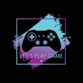 Game illustration typography. perfect for t shirt design vector