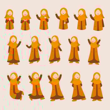 Happy Woman Kid vector