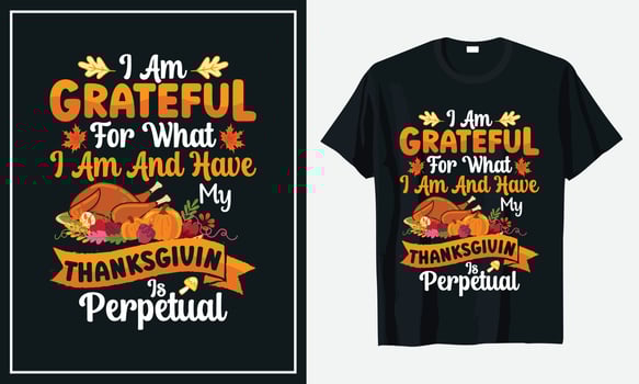 Thanksgiving t-shirt design vector Print