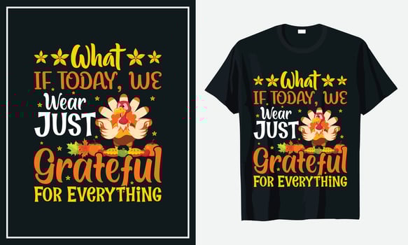 Thanksgiving t-shirt design vector Print