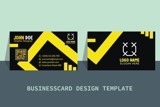 Business Card Template Free Vector