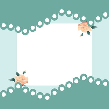 Rose vintage Retro background vector