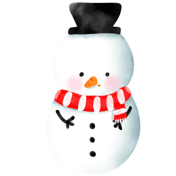 cute snowman christmas png