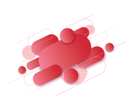 red circle futuristic banner png