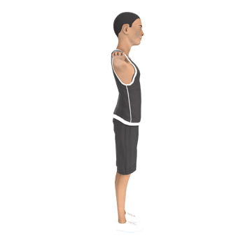Young boy character 3d modelling png