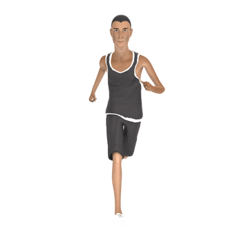 Young boy character 3d modelling png