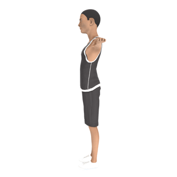 Young boy character 3d modelling png