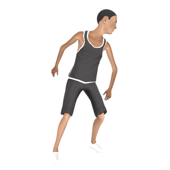 Young boy character 3d modelling png