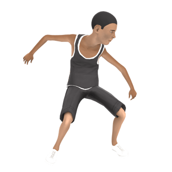 Young boy character 3d modelling png