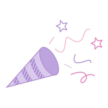 Party Popper Illustration vector