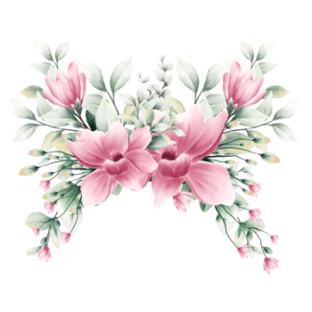 Bouquet of flowers Watercolor png