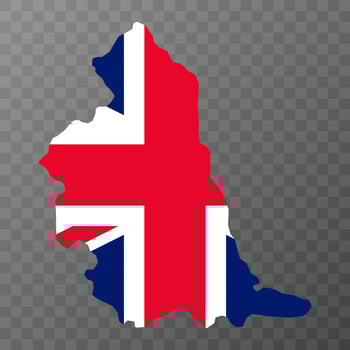 Northeast England, UK region map. Vector illustration.