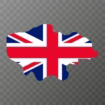 London map. England, UK region map. Vector illustration.