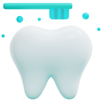 toothbrush 3d render icon illustration png