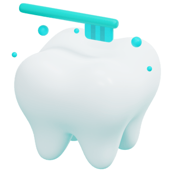 toothbrush 3d render icon illustration png