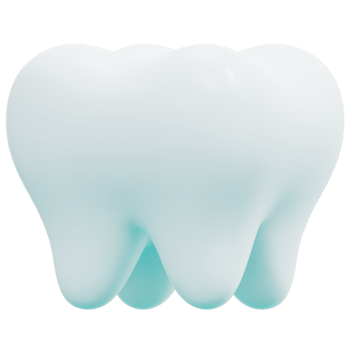 tooth 3d render icon illustration png