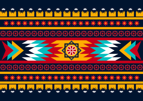 triangle geometric pattern colorful,Tribal ethnic texture style,design for printing on products, background,scarf,clothing,wrapping,fabric,vector illustration. vector