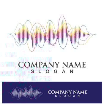 Sound waves vector illustration