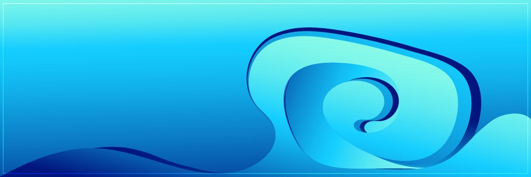 Modern abstract blue gradient banner background design vector
