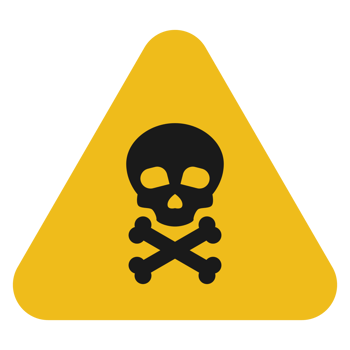 Danger sign icon transparent background png