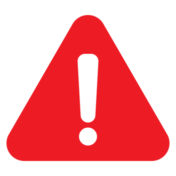 Warning sign icon transparent background png