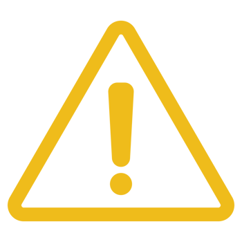 Warning sign icon transparent background png