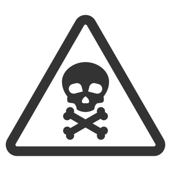 Danger sign icon transparent background png
