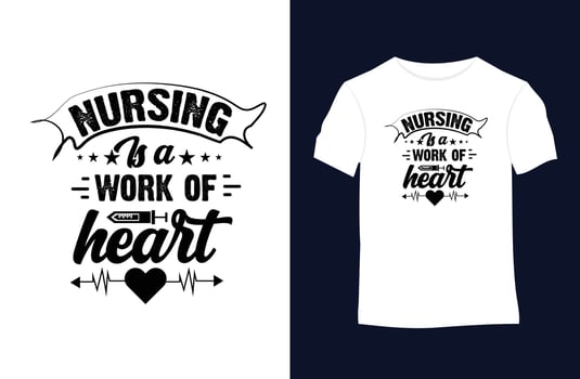 Nurse saying and quote vector t-shirt design.
