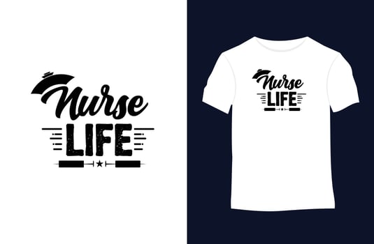 Nurse saying and quote vector t-shirt design.
