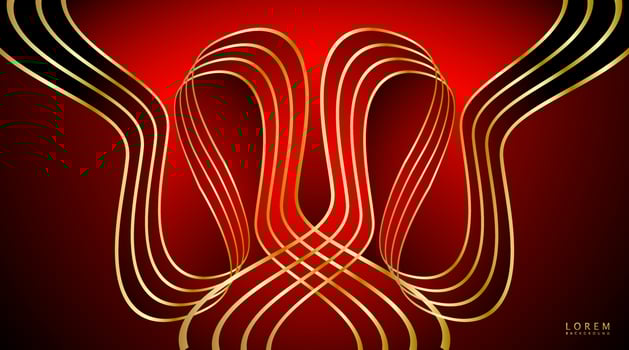 Modern Stripe red background Luxury Premium. vector