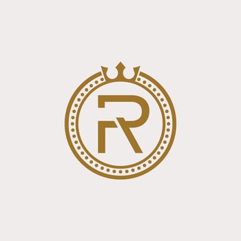 Basic RGB LETTER LOGO vector