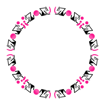 The Christmas Mandala Frame Decoration png