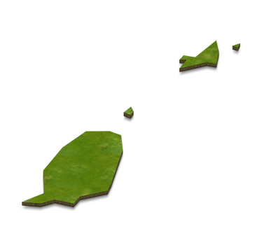 3D map illustration of Grenada png