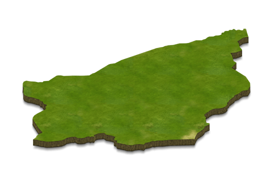 3D map illustration of San Marino png