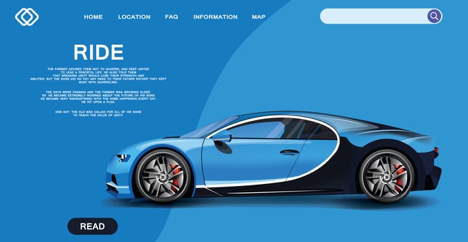 sports car vector