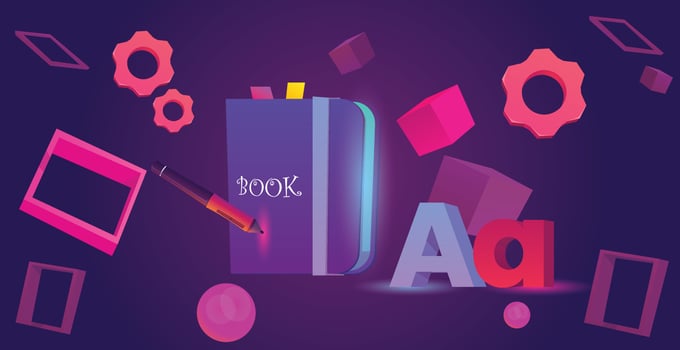 3d knowledge art vector
