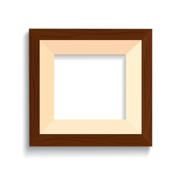 isolated picture frame png