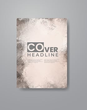 Cards with watercolor background. Design for your cover, date, postcard, banner, logo. vector