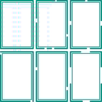 vector image of a frame for a notebook