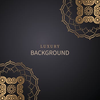 Luxury mandala islamic background with arabesque pattern, oranamental background wedding card cover design vector