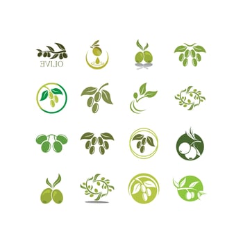 Olive logo images illustration vector